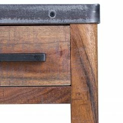 Ars manufacti Bout de canapé Mackz - Acacia massif - Acacia / Noir vieilli -loftscape Boutique 1000226074 220330 060 DETAILS P000000001000226074