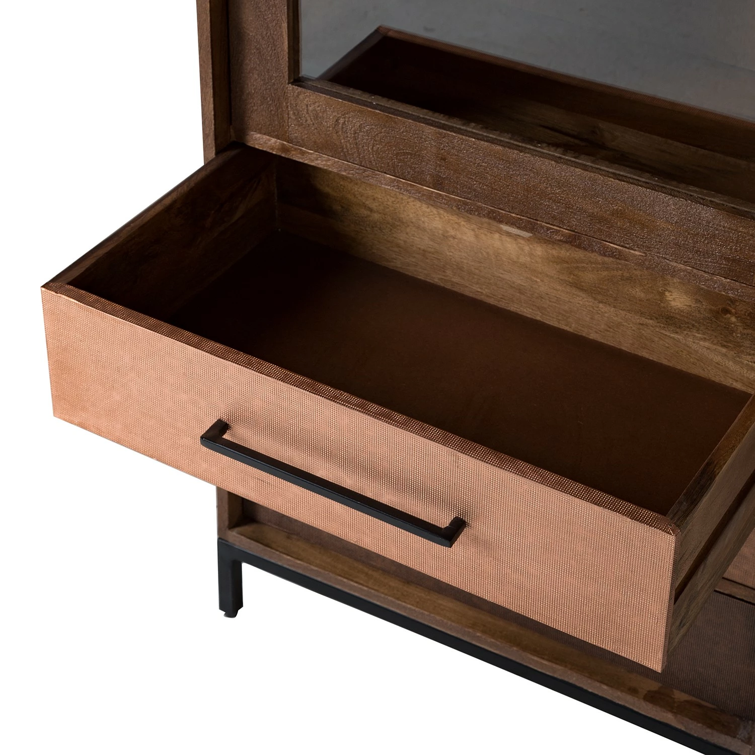 Ars manufacti Vitrine Copp - Manguier massif / Métal - Cuivre / Manguier foncé 10 Ars manufacti Vitrine Copp - Manguier massif / Métal - Cuivre / Manguier foncé – Image 8