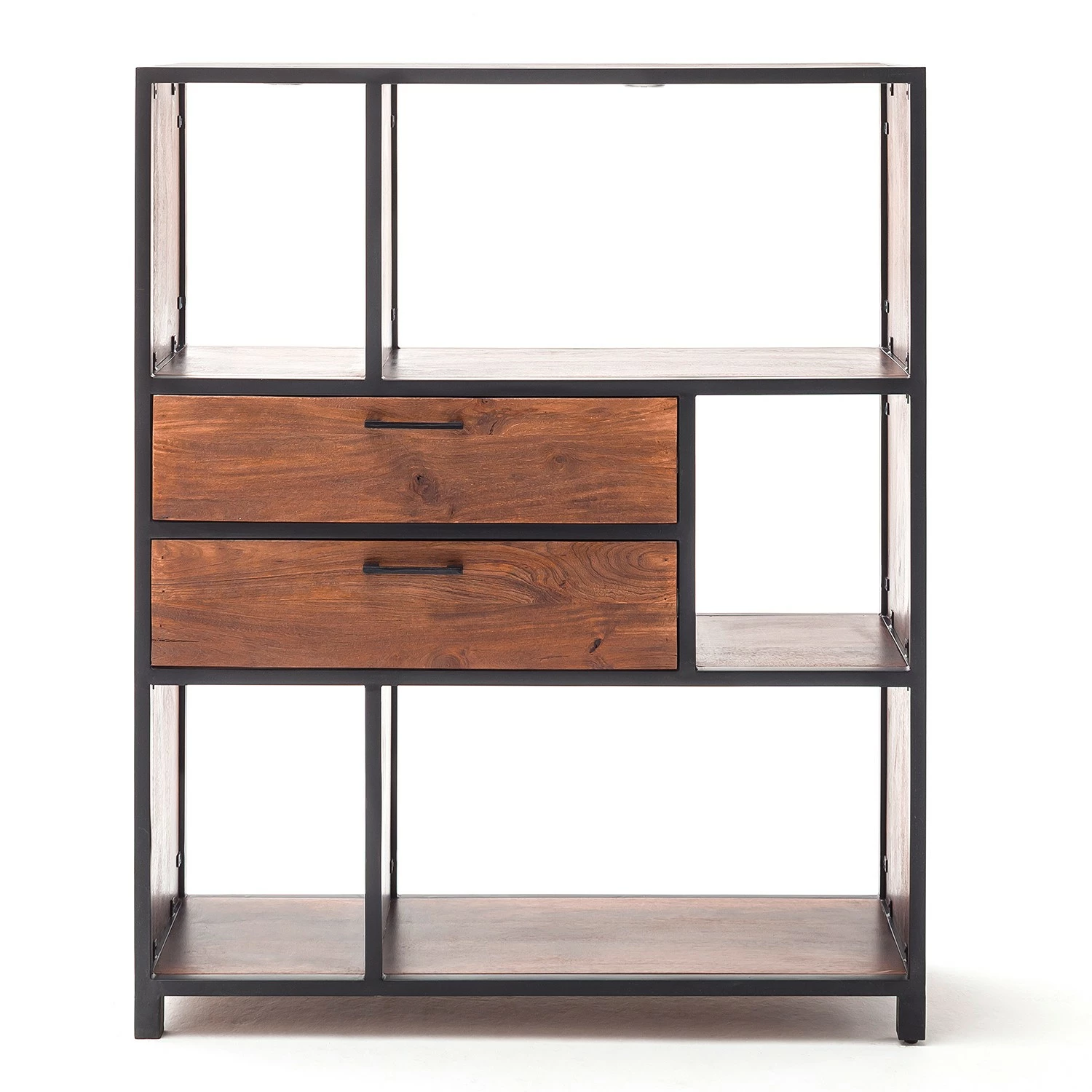 Ars manufacti Étagère Moboki - Manguier massif / Métal - Manguier foncé / Noir 6 Ars manufacti Étagère Moboki - Manguier massif / Métal - Manguier foncé / Noir – Image 4