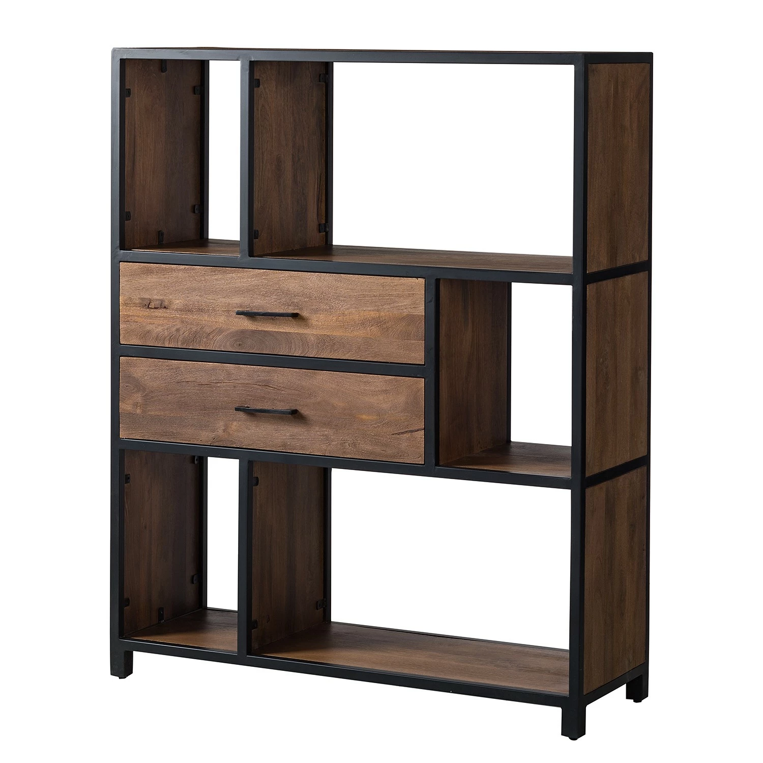 Ars manufacti Étagère Moboki - Manguier massif / Métal - Manguier foncé / Noir 3 Ars manufacti Étagère Moboki - Manguier massif / Métal - Manguier foncé / Noir