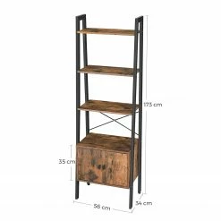 Red Living Étagère Cushing - Marron / Noir 13 Red Living Étagère Cushing - Marron / Noir -loftscape Boutique 1000226194 200922 17384600092 SKETCH DETAILS P000000001000226194 sketch