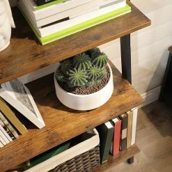 Red Living Étagère échelle Crosshill I - Marron / Noir -loftscape Boutique 1000226210 200922 17391000150 MOOD DETAILS P000000001000226210 mood