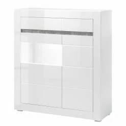 Loftscape Commode Cape Ann I - Blanc brillant / Blanc mat