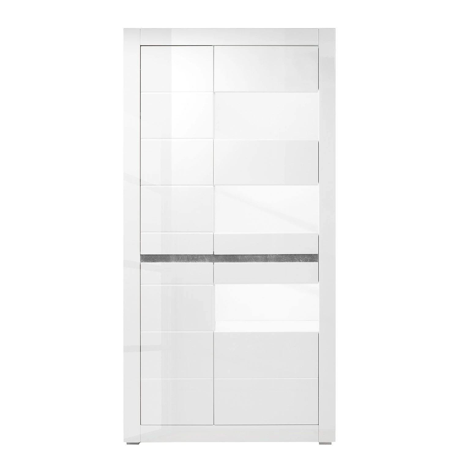 Loftscape Vitrine Cape Ann I - Blanc brillant / Blanc mat 6 Loftscape Vitrine Cape Ann I - Blanc brillant / Blanc mat – Image 4