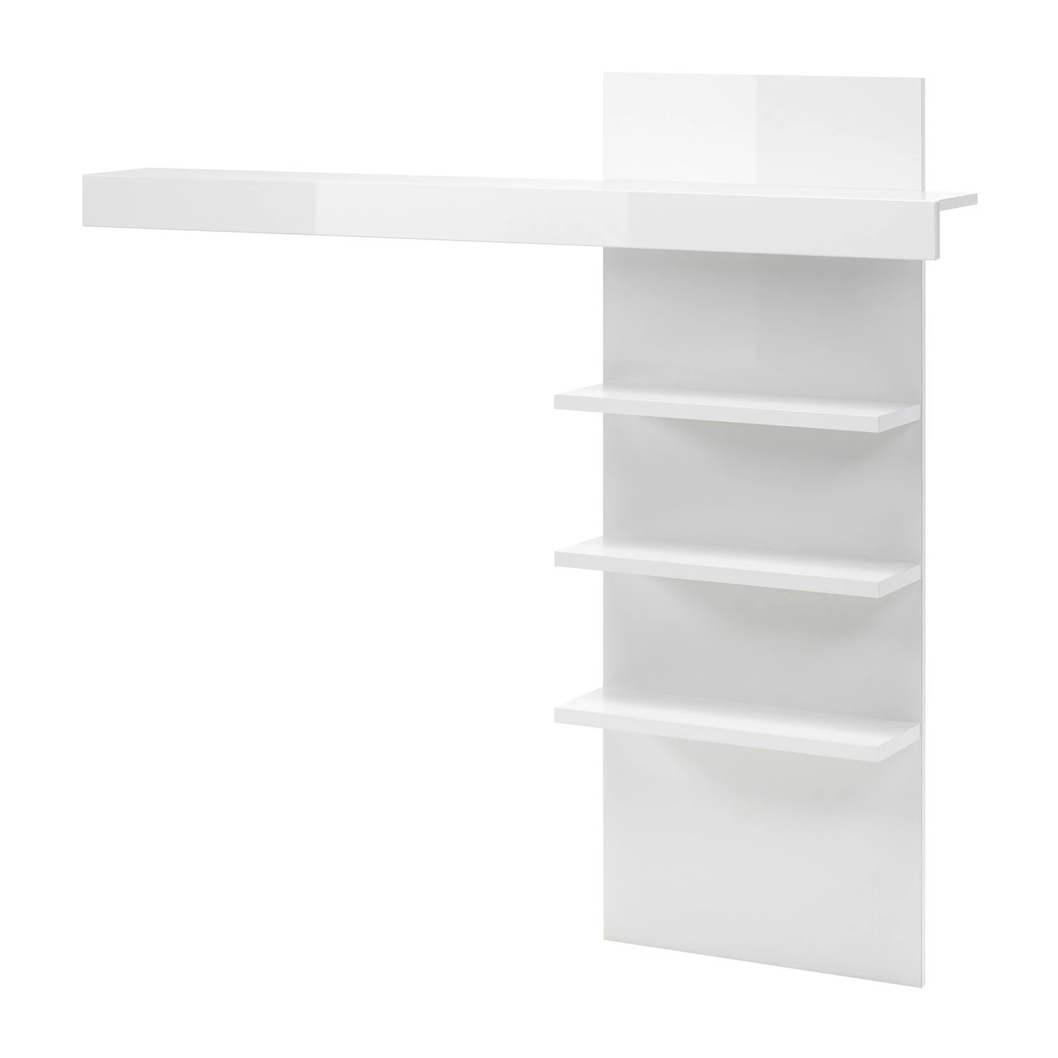 Loftscape Ensemble meubles TV Cape Ann II (2 él.) - Blanc brillant / Blanc mat 8 Loftscape Ensemble meubles TV Cape Ann II (2 él.) - Blanc brillant / Blanc mat – Image 6