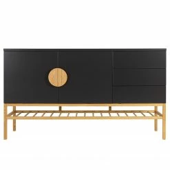 Tenzo Buffet Scoop - Partiellement en chêne massif - Noir -loftscape Boutique 1000226393 201006 12073900142 DETAILS P000000001000226393