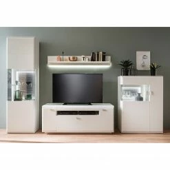 Loftscape Meubles TV muraux Cassville I ( 4 élém.) - Blanc mat / Anthracite