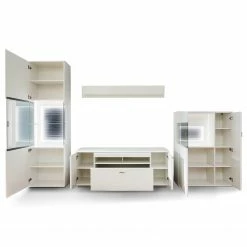 Loftscape Meubles TV muraux Cassville I ( 4 élém.) - Blanc mat / Anthracite -loftscape Boutique 1000226401 200925 06051800007 DETAILS P000000001000226401