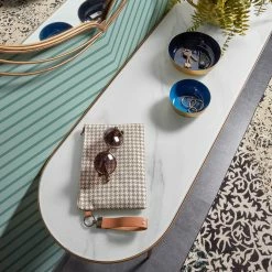 Red Living Console Saint Allen - Verre / Métal - Imitation marbre blanc / Doré 14 Red Living Console Saint Allen - Verre / Métal - Imitation marbre blanc / Doré -loftscape Boutique 1000226413 200928 15145300010 DETAILS P000000001000226413