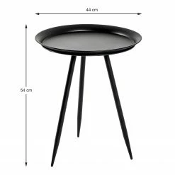 Red Living Bout de canapé Wilders II - Métal - Noir -loftscape Boutique 1000227226 201006 13130400008 SKETCH DETAILS P000000001000227226 sketch