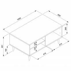 Naturoo Table basse Bouzy - Imitation chêne Sonoma 21 Naturoo Table basse Bouzy - Imitation chêne Sonoma -loftscape Boutique 1000227259 201007 13495300049 SKETCH DETAILS P000000001000227259 sketch