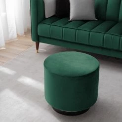 Loftscape Repose-pieds Redmond II - Velours Ravi: Vert vieilli 14 Loftscape Repose-pieds Redmond II - Velours Ravi: Vert vieilli -loftscape Boutique 1000227309 210426 15523600005 MOOD DETAILS P000000001000227309 mood