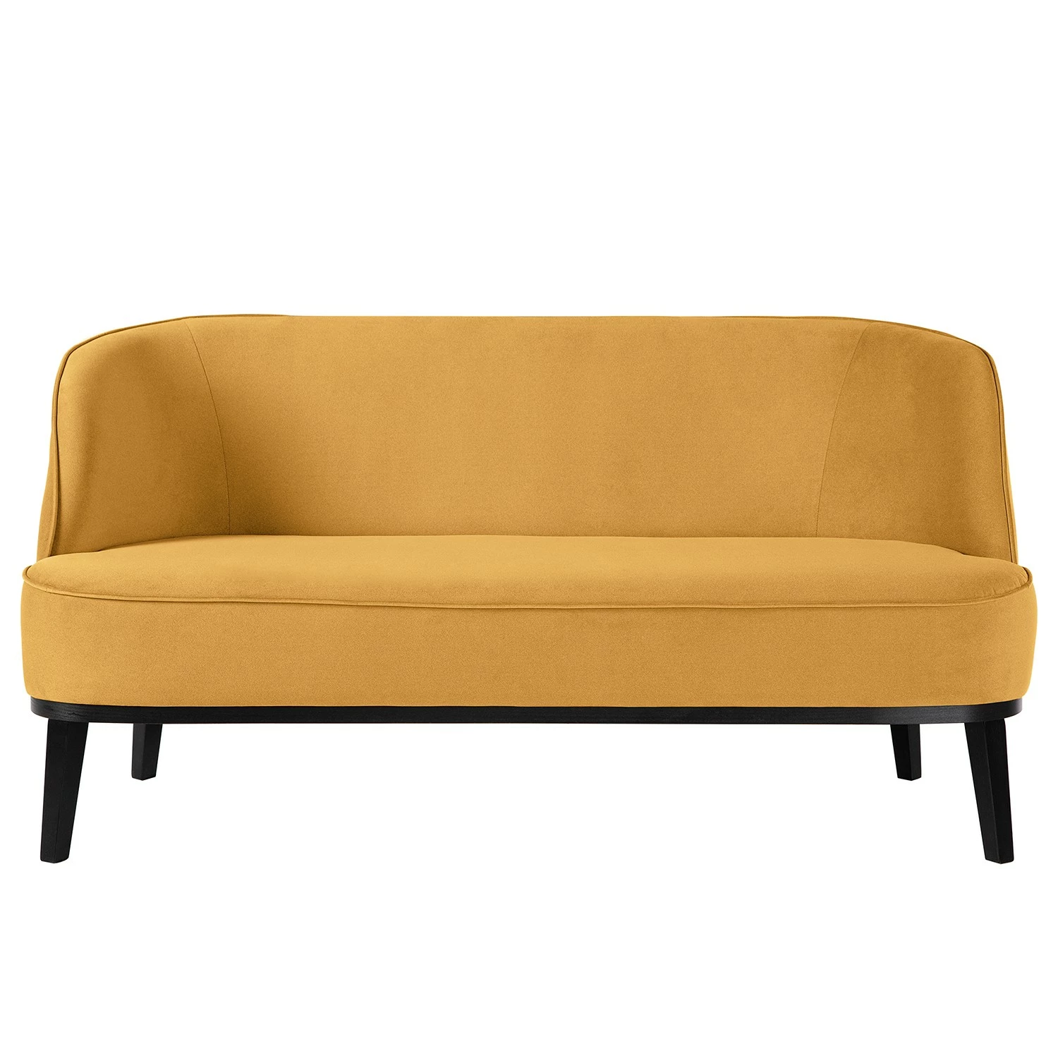 Ridgevalley Canapé Voiteur (2-3 places) - Microfibre Sela: Jaune maïs - Hêtre foncé 6 Ridgevalley Canapé Voiteur (2-3 places) - Microfibre Sela: Jaune maïs - Hêtre foncé – Image 4