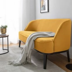 Ridgevalley Canapé Voiteur (2-3 places) - Microfibre Sela: Jaune maïs - Hêtre foncé 22 Ridgevalley Canapé Voiteur (2-3 places) - Microfibre Sela: Jaune maïs - Hêtre foncé -loftscape Boutique 1000227365 210426 16023100123 DETAILS P000000001000227365