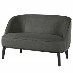 Ridgevalley Canapé Voiteur (2-3 places) - Tissu Noela: Gris - Hêtre foncé