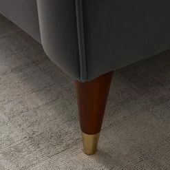 Red Living Canapé Suzy (2-3 places) - Velours Ravi: Gris -loftscape Boutique 1000227441 210506 10194700191 DETAILS P000000001000227441