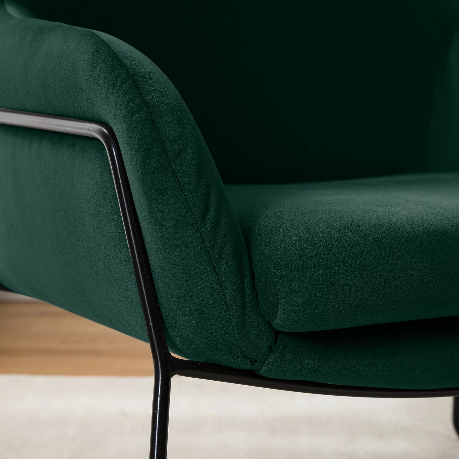 Red Living Fauteuil Culin - Microfibre Sela: Pétrole 12 Red Living Fauteuil Culin - Microfibre Sela: Pétrole – Image 10