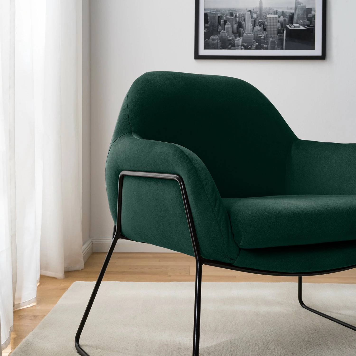 Red Living Fauteuil Culin - Microfibre Sela: Pétrole 10 Red Living Fauteuil Culin - Microfibre Sela: Pétrole – Image 8