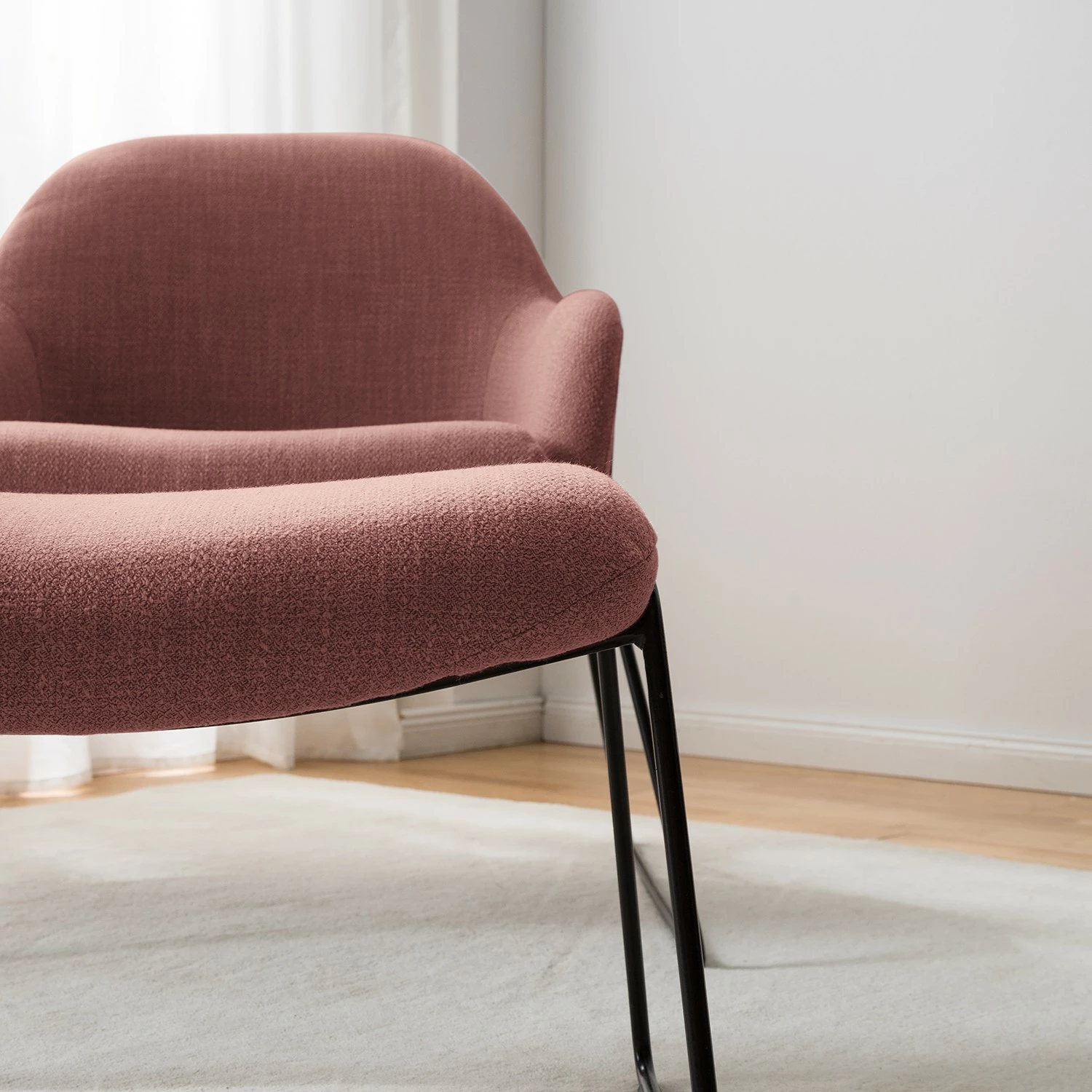 Red Living Repose-pieds Culin - Tissu Noela: Mauve 10 Red Living Repose-pieds Culin - Tissu Noela: Mauve – Image 8