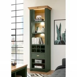 Norrwood Étagère Cardet I - Vert mousse / Imitation chêne de Wotan 17 Norrwood Étagère Cardet I - Vert mousse / Imitation chêne de Wotan -loftscape Boutique 1000227558 201016 13033900040 MOOD DETAILS P000000001000227558 mood