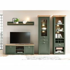 Norrwood Ensemble meubles TV Cardet I (4 élém.) - Vert mousse / Imitation chêne de Wotan 24 Norrwood Ensemble meubles TV Cardet I (4 élém.) - Vert mousse / Imitation chêne de Wotan -loftscape Boutique 1000227559 201016 13035000052 MOOD DETAILS P000000001000227559 mood