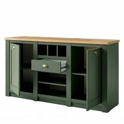 Norrwood Buffet Cardet - Vert mousse / Imitation chêne de Wotan -loftscape Boutique 1000227576 201016 13050600122 DETAILS P000000001000227576