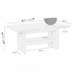 Loftscape Table basse Adro - Extensible - Blanc brillant / Blanc mat -loftscape Boutique 1000227864 201016 14041300045 SKETCH DETAILS P000000001000227864 sketch