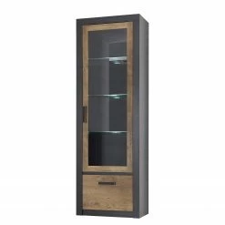 Red Living Vitrine en verre Bozel