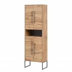 Schildmeyer Armoire Limmo - Imitation chĂŞne rustique / Noir