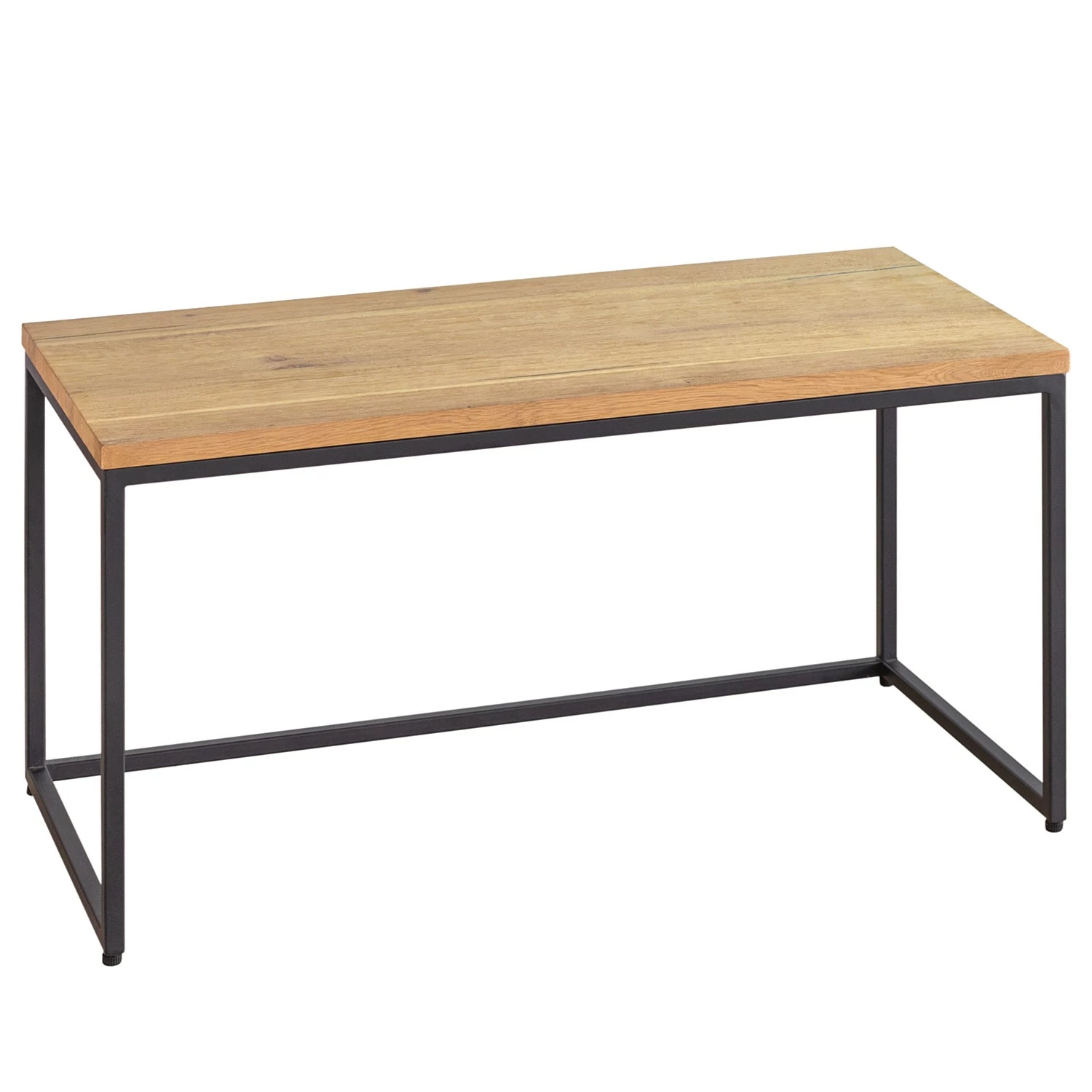 Studio Copenhagen Tables basses Flox (lot de 2) - Placage en bois véritable / Métal -Chêne / Noir 11 Studio Copenhagen Tables basses Flox (lot de 2) - Placage en bois véritable / Métal -Chêne / Noir – Image 9