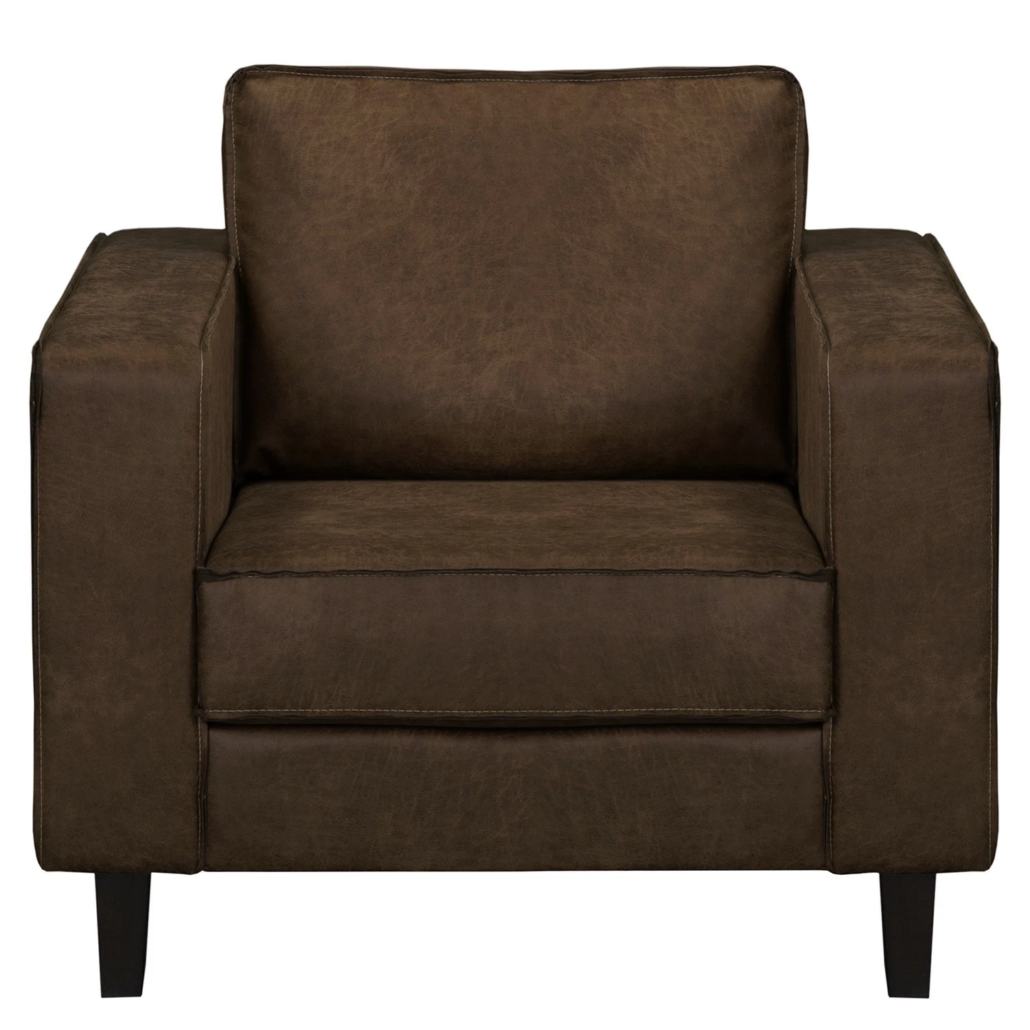 Norrwood Fauteuil MAISON - Tissage à plat - Tissu composite Xia: Marron foncé 4 Norrwood Fauteuil MAISON - Tissage à plat - Tissu composite Xia: Marron foncé – Image 2