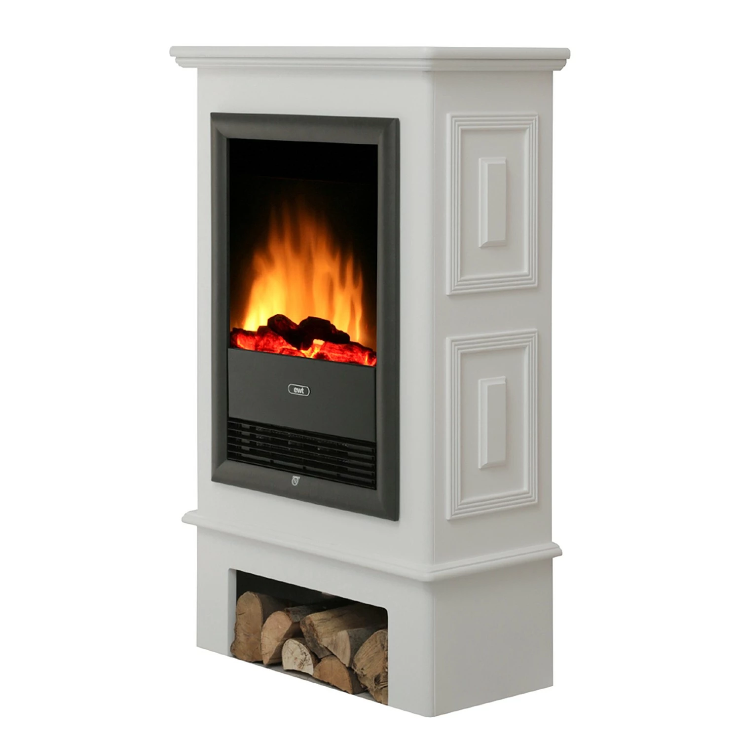 Loftscape Cheminée électrique Toudon - Blanc 3 Loftscape Cheminée électrique Toudon - Blanc