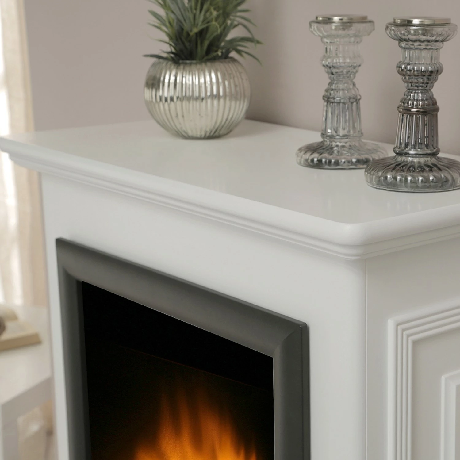 Loftscape Cheminée électrique Toudon - Blanc 8 Loftscape Cheminée électrique Toudon - Blanc – Image 6