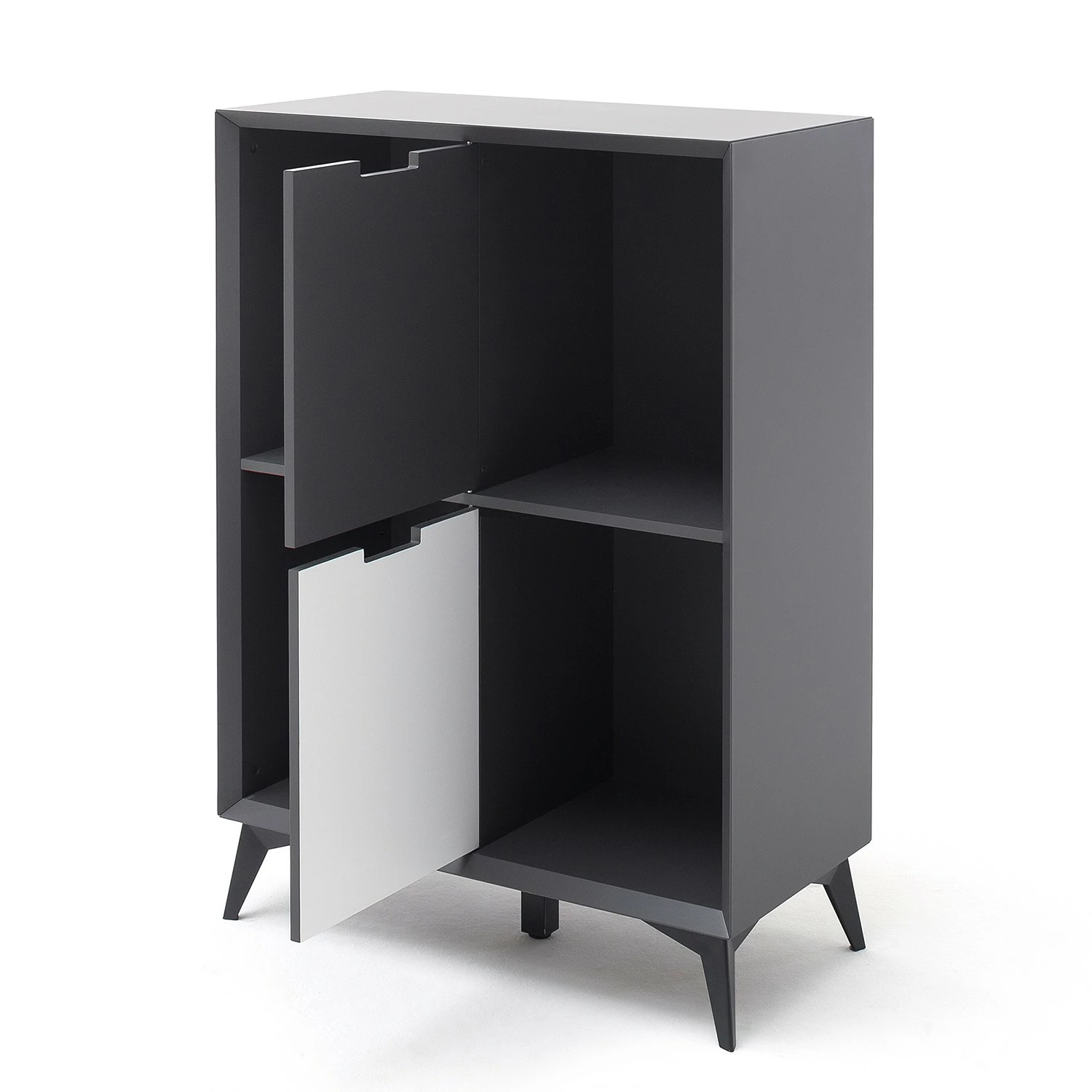 Loftscape Commode Nevez II - Blanc / Gris 9 Loftscape Commode Nevez II - Blanc / Gris – Image 7