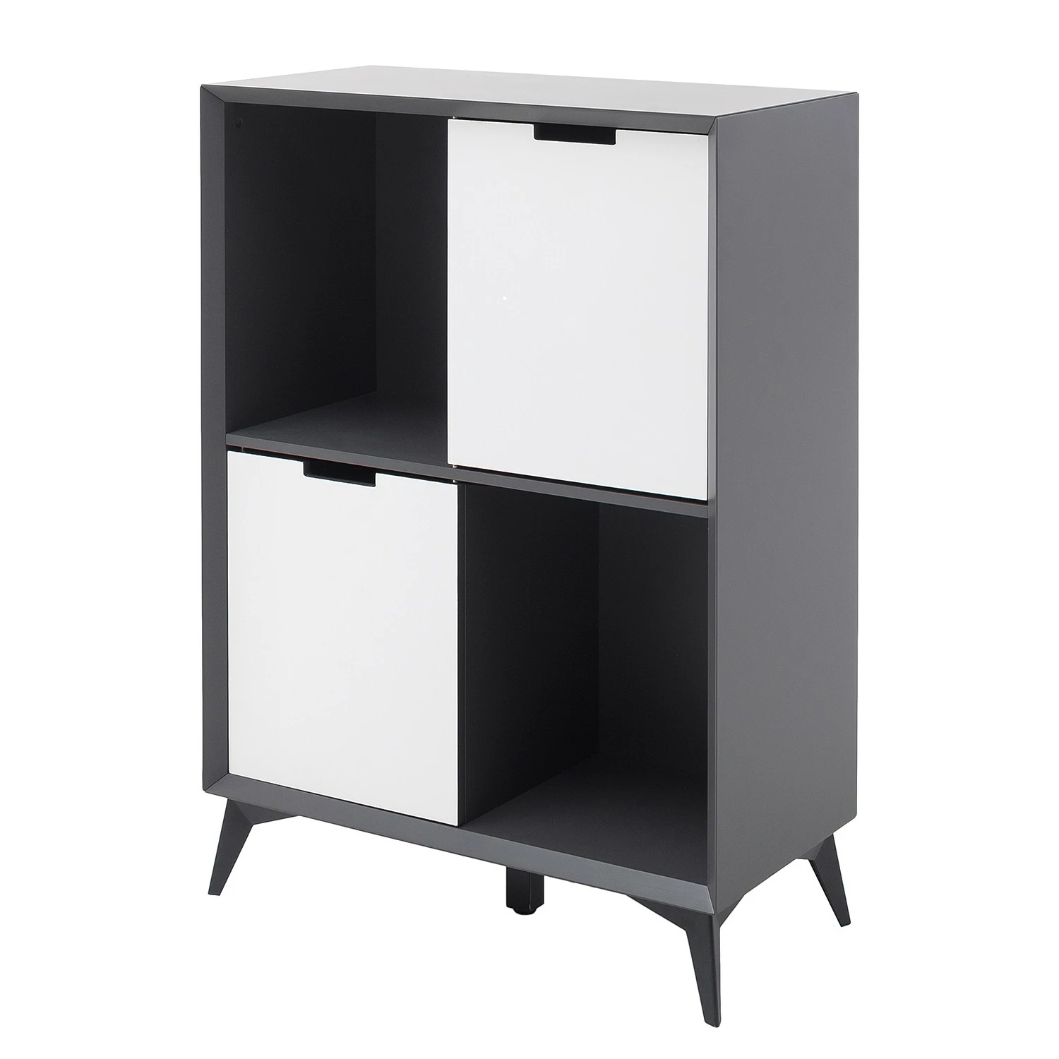 Loftscape Commode Nevez II - Blanc / Gris 4 Loftscape Commode Nevez II - Blanc / Gris – Image 2