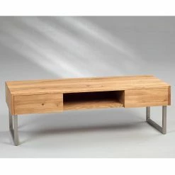 Loftscape Meuble TV Roffey - Chêne sauvage massif / Métal - Chêne sauvage / Argenté -loftscape Boutique 1000231172 201118 12522000041 MOOD DETAILS P000000001000231172 mood