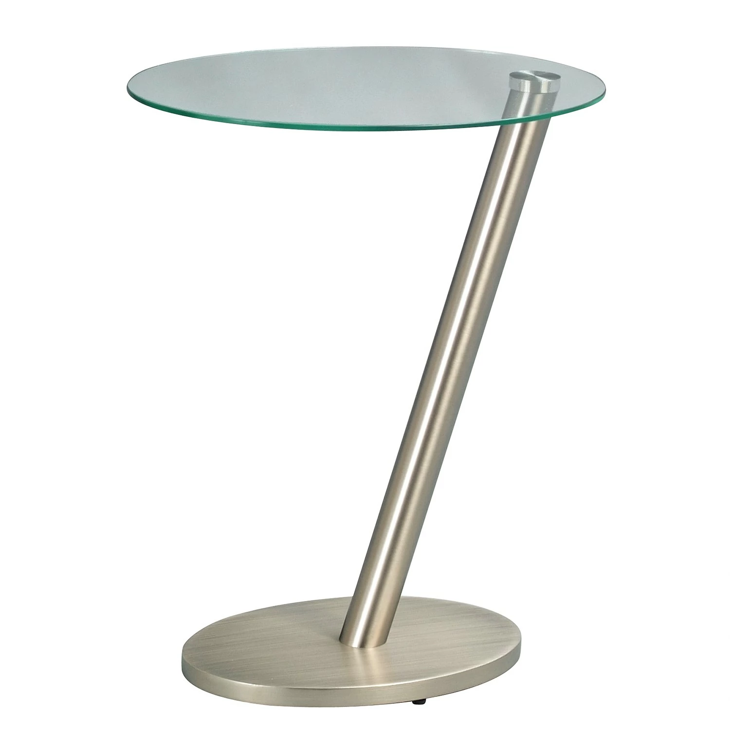 Loftscape Bout de canapé Voglans - Verre / Métal - Argenté 3 Loftscape Bout de canapé Voglans - Verre / Métal - Argenté