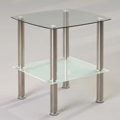 Loftscape Bout de canapé Troyes - Verre / Métal - Argenté 5 Loftscape Bout de canapé Troyes - Verre / Métal - Argenté -loftscape Boutique 1000231183 201118 12542000073 MOOD DETAILS P000000001000231183 mood