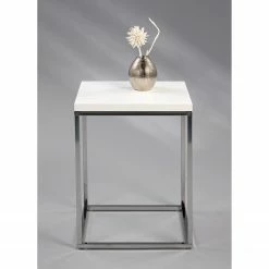 Loftscape Bout de canapé Sirod - Blanc / Argenté -loftscape Boutique 1000231194 201118 12563300115 MOOD DETAILS P000000001000231194 mood