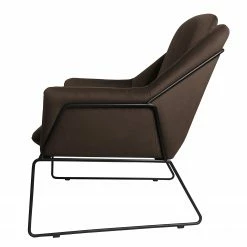 Ars manufacti Fauteuil Belval - Velours Ravi: Marron foncé -loftscape Boutique 1000231819 210205 07253300043 DETAILS P000000001000231819