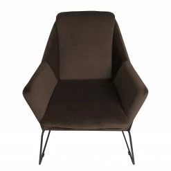 Ars manufacti Fauteuil Belval - Velours Ravi: Marron foncé -loftscape Boutique 1000231819 210205 07253600045 DETAILS P000000001000231819