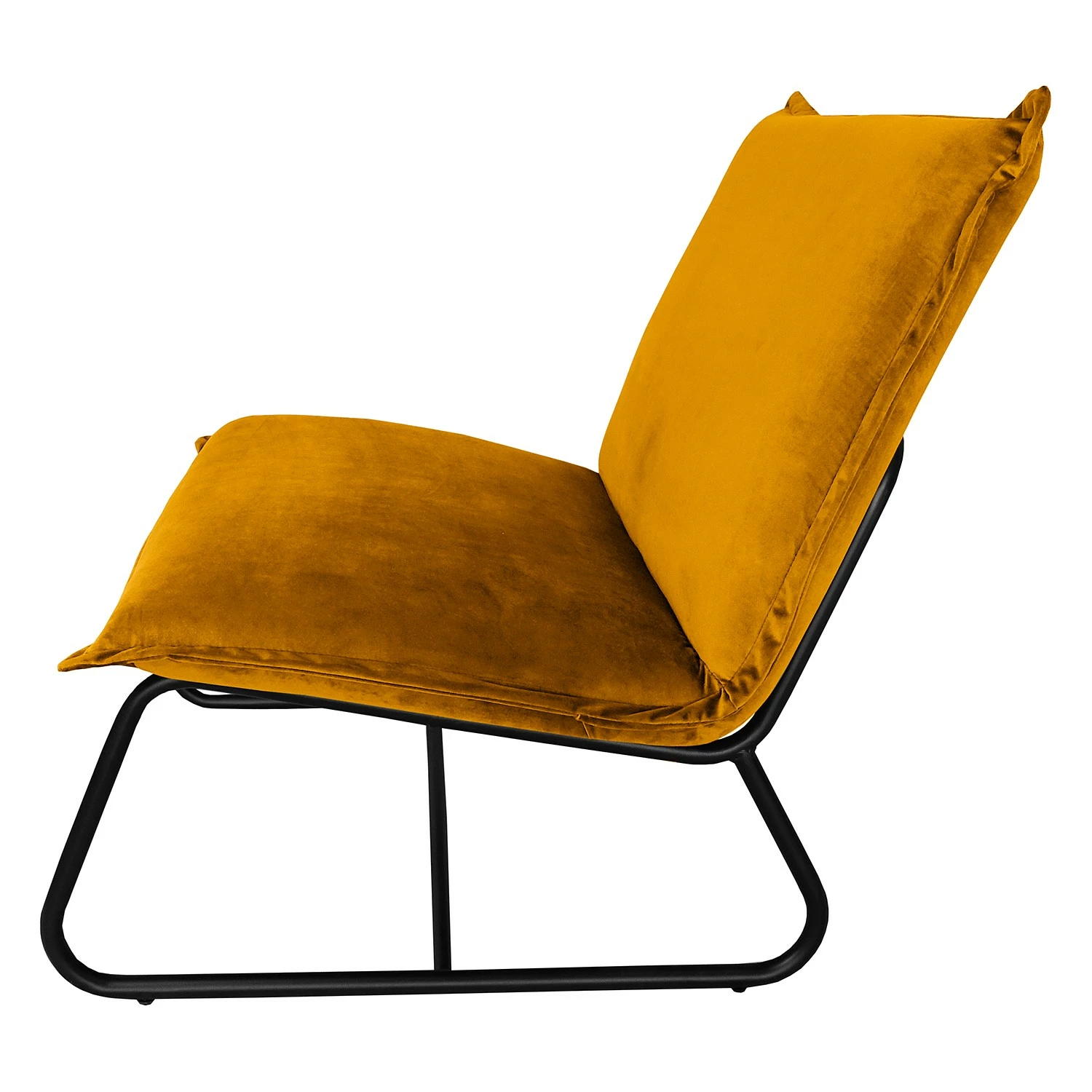 Ars manufacti Fauteuil Mazac - Velours Ravi: Jaune moutarde 5 Ars manufacti Fauteuil Mazac - Velours Ravi: Jaune moutarde – Image 3