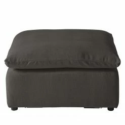 Studio Copenhagen Repose-pieds Velada - Tissu - Gris foncé - Largeur : 84 cm -loftscape Boutique 1000232654 210219 06340000048 DETAILS P000000001000232654