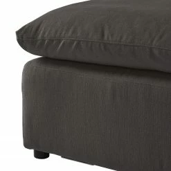 Studio Copenhagen Repose-pieds Velada - Tissu - Gris foncé - Largeur : 84 cm -loftscape Boutique 1000232654 210219 06340100051 DETAILS P000000001000232654