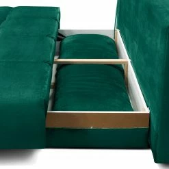 Jack & Alice Canapé convertible Red Oak - Velours - Velours Onoli: Vert vieilli 19 Jack & Alice Canapé convertible Red Oak - Velours - Velours Onoli: Vert vieilli -loftscape Boutique 1000235481 211005 13292900099 DETAILS P000000001000235481