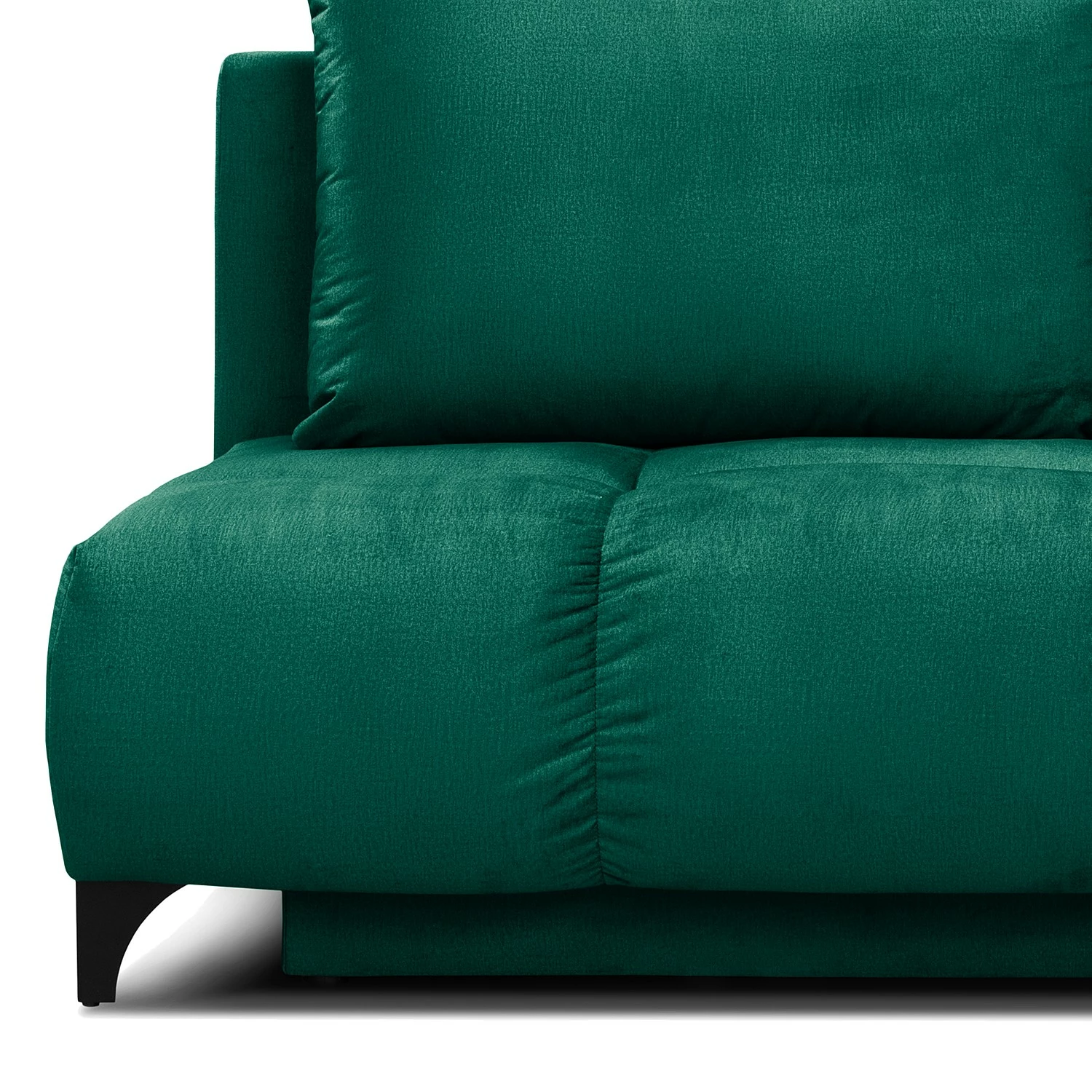 Jack & Alice Canapé convertible Red Oak - Velours - Velours Onoli: Vert vieilli 11 Jack & Alice Canapé convertible Red Oak - Velours - Velours Onoli: Vert vieilli – Image 9