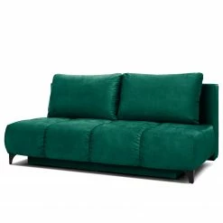 Jack & Alice Canapé convertible Red Oak - Velours - Velours Onoli: Vert vieilli