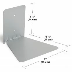 Umbra Étagères murales Conceal (lot de 3) - Métal - Argenté - 18 x 17 cm -loftscape Boutique 1000235499 201214 15131800465 SKETCH DETAILS P000000001000235499 sketch