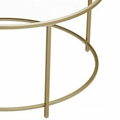 Red Living Table basse Poygan - Verre / Métal - Doré 15 Red Living Table basse Poygan - Verre / Métal - Doré -loftscape Boutique 1000235673 201210 06183200048 DETAILS P000000001000235673