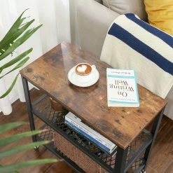 Red Living Bout de canapé Morristown I - Métal - Marron / Noir -loftscape Boutique 1000235680 201210 06202200104 MOOD DETAILS P000000001000235680 mood